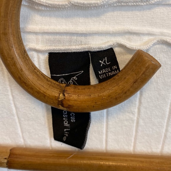 Focus Casual Life | Ribbed Sleeveless Vest 100% Cotton Size XL - Picture 7 of 8